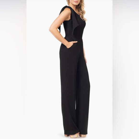 Dress The Population Tiffany Black Jumpsuit B2960 - Picture 2 of 7
